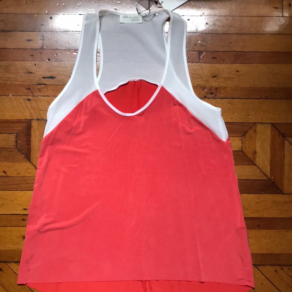 NWT!  Zara Racerback Fashion Top